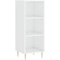 Berkfield Home Sideboard High Gloss White 34.5x32.5x90 cm Engineered Wood