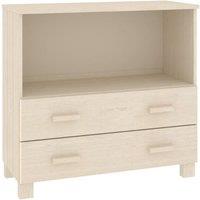 Berkfield Home Sideboard HAMAR Honey Brown 85x35x80 cm Solid Wood Pine | Size: 85 x 35 x 80 cm