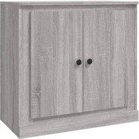Berkfield Home Sideboard Grey Sonoma 70x35.5x67.5 cm Engineered Wood