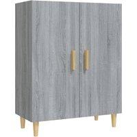 Berkfield Home Sideboard Grey Sonoma 70x34x90 cm Engineered Wood | Size: 70 x 34 x 90 cm