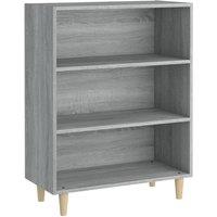 Berkfield Home Sideboard Grey Sonoma 69.5x32.5x90 cm Engineered Wood