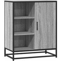 Berkfield Home Sideboard Grey Sonoma 62x35x76 cm Engineered Wood | Size: 62 x 35 x 76 cm