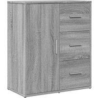 Berkfield Home Sideboard Grey Sonoma 60x31x70 cm Engineered Wood | Size: 60 x 31 x 70 cm