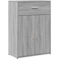 Berkfield Home Sideboard Grey Sonoma 60x30x84 cm Engineered Wood | Size: 60 x 30 x 84 cm