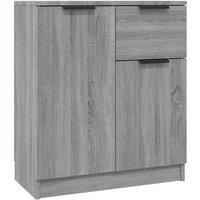 Berkfield Home Sideboard Grey Sonoma 60x30x70 cm Engineered Wood | Size: 60 x 30 x 70 cm