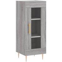 Berkfield Home Sideboard Grey Sonoma 34.5x34x90 cm Engineered Wood