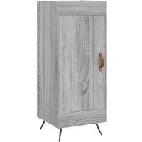 Berkfield Home Sideboard Grey Sonoma 34.5x34x90 cm Engineered Wood