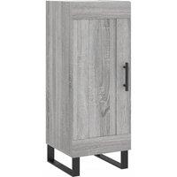 Berkfield Home Sideboard Grey Sonoma 34.5x34x90 cm Engineered Wood
