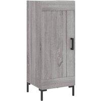 Berkfield Home Sideboard Grey Sonoma 34.5x34x90 cm Engineered Wood