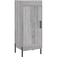Berkfield Home Sideboard Grey Sonoma 34.5x34x90 cm Engineered Wood