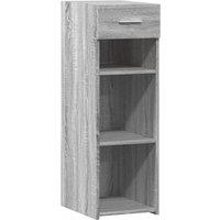 Berkfield Home Sideboard Grey Sonoma 30x42.5x93 cm Engineered Wood