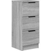 Berkfield Home Sideboard Grey Sonoma 30x30x70 cm Engineered Wood | Size: 30 x 30 x 70 cm