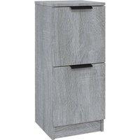 Berkfield Home Sideboard Grey Sonoma 30x30x70 cm Engineered Wood | Size: 30 x 30 x 70 cm