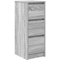Berkfield Home Sideboard Grey Sonoma 29.5x34x76 cm Engineered Wood