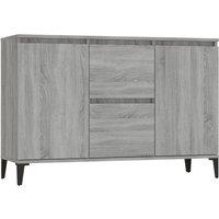 Berkfield Home Sideboard Grey Sonoma 104x35x70 cm Engineered Wood | Size: 104 x 35 x 70 cm