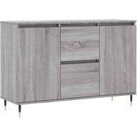 Berkfield Home Sideboard Grey Sonoma 104x35x70 cm Engineered Wood | Size: 104 x 35 x 70 cm