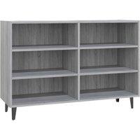 Berkfield Home Sideboard Grey Sonoma 103.5x35x70 cm Engineered Wood