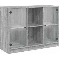 Berkfield Home Sideboard Grey Sonoma 102x37x75.5 cm Engineered Wood