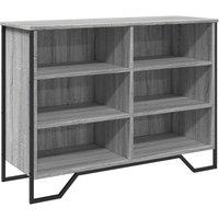 Berkfield Home Sideboard Grey Sonoma 101x35.5x74.5 cm Engineered Wood