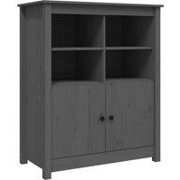 Berkfield Home Sideboard Grey 83x41.5x100 cm Solid Wood Pine