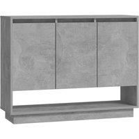 Berkfield Home Sideboard Concrete Grey 97x31x75 cm Engineered Wood | Size: 97 x 31 x 75 cm