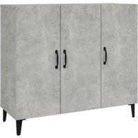 Berkfield Home Sideboard Concrete Grey 90x34x80 cm Engineered Wood | Size: 90 x 34 x 80 cm