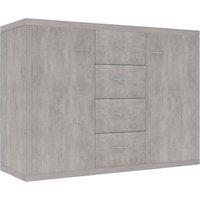 Berkfield Home Sideboard Concrete Grey 88x30x65 cm Engineered Wood | Size: 88 x 30 x 65 cm