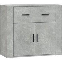 Berkfield Home Sideboard Concrete Grey 80x33x70 cm Engineered Wood | Size: 80 x 33 x 70 cm