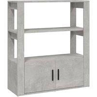 Berkfield Home Sideboard Concrete Grey 80x30x90 cm Engineered Wood | Size: 80 x 30 x 90 cm