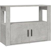 Berkfield Home Sideboard Concrete Grey 80x30x60 cm Engineered Wood | Size: 80 x 30 x 60 cm