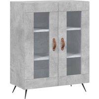 Berkfield Home Sideboard Concrete Grey 69.5x34x90 cm Engineered Wood