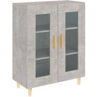 Berkfield Home Sideboard Concrete Grey 69.5x34x90 cm Engineered Wood