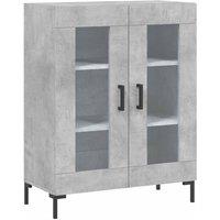 Berkfield Home Sideboard Concrete Grey 69.5x34x90 cm Engineered Wood
