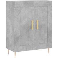 Berkfield Home Sideboard Concrete Grey 69.5x34x90 cm Engineered Wood