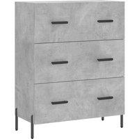 Berkfield Home Sideboard Concrete Grey 69.5x34x90 cm Engineered Wood