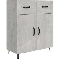 Berkfield Home Sideboard Concrete Grey 69.5x34x90 cm Engineered Wood
