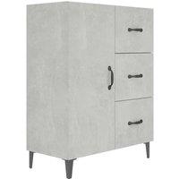 Berkfield Home Sideboard Concrete Grey 69.5x34x90 cm Engineered Wood