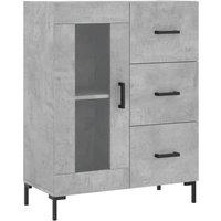 Berkfield Home Sideboard Concrete Grey 69.5x34x90 cm Engineered Wood