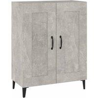 Berkfield Home Sideboard Concrete Grey 69.5x34x90 cm Engineered Wood