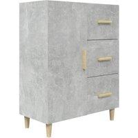 Berkfield Home Sideboard Concrete Grey 69.5x34x90 cm Engineered Wood