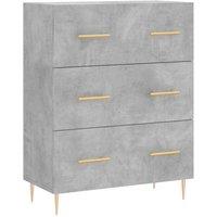 Berkfield Home Sideboard Concrete Grey 69.5x34x90 cm Engineered Wood