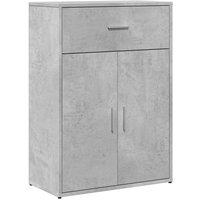 Berkfield Home Sideboard Concrete Grey 60x30x84 cm Engineered Wood | Size: 60 x 30 x 84 cm