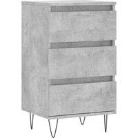 Berkfield Home Sideboard Concrete Grey 40x35x70 cm Engineered Wood | Size: 40 x 35 x 70 cm
