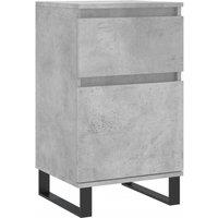 Berkfield Home Sideboard Concrete Grey 40x35x70 cm Engineered Wood | Size: 40 x 35 x 70 cm