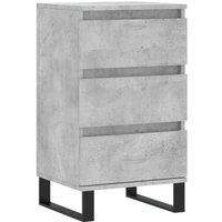 Berkfield Home Sideboard Concrete Grey 40x35x70 cm Engineered Wood | Size: 40 x 35 x 70 cm