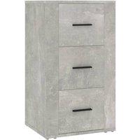 Berkfield Home Sideboard Concrete Grey 40x33x70 cm Engineered Wood | Size: 40 x 33 x 70 cm