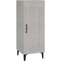 Berkfield Home Sideboard Concrete Grey 34.5x34x90 cm Engineered Wood