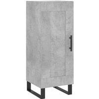 Berkfield Home Sideboard Concrete Grey 34.5x34x90 cm Engineered Wood