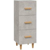 Berkfield Home Sideboard Concrete Grey 34.5x34x90 cm Engineered Wood