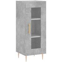 Berkfield Home Sideboard Concrete Grey 34.5x34x90 cm Engineered Wood